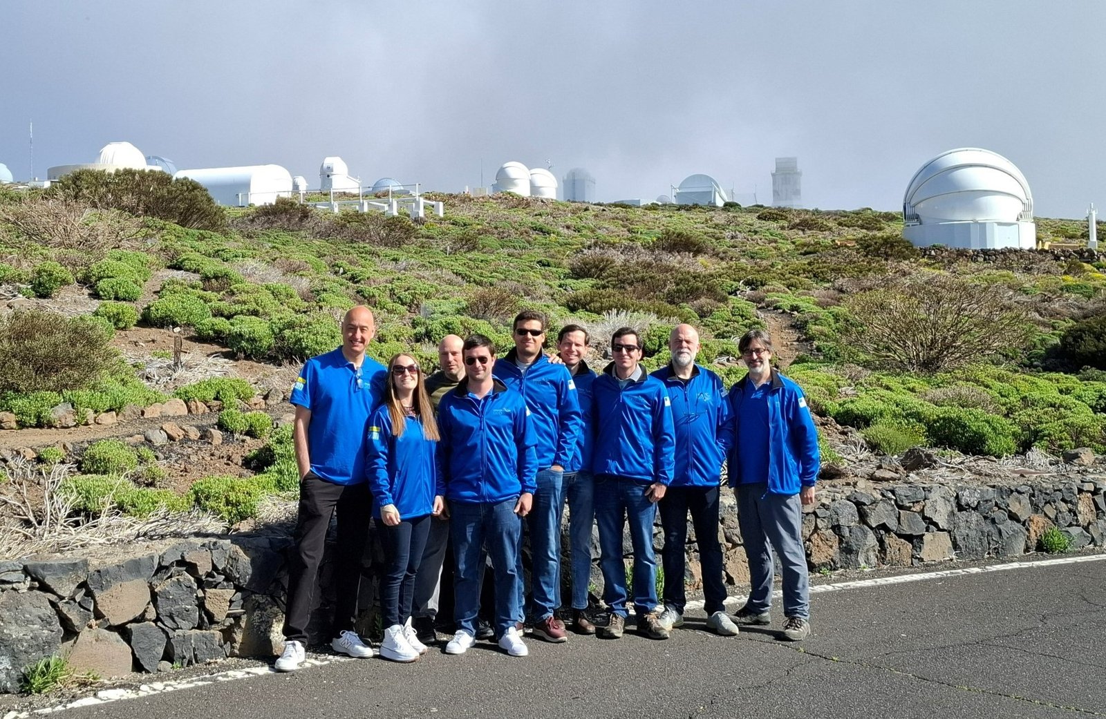 Part of Thales Alenia Space project team in Tenerife. ©Thales Alenia Space